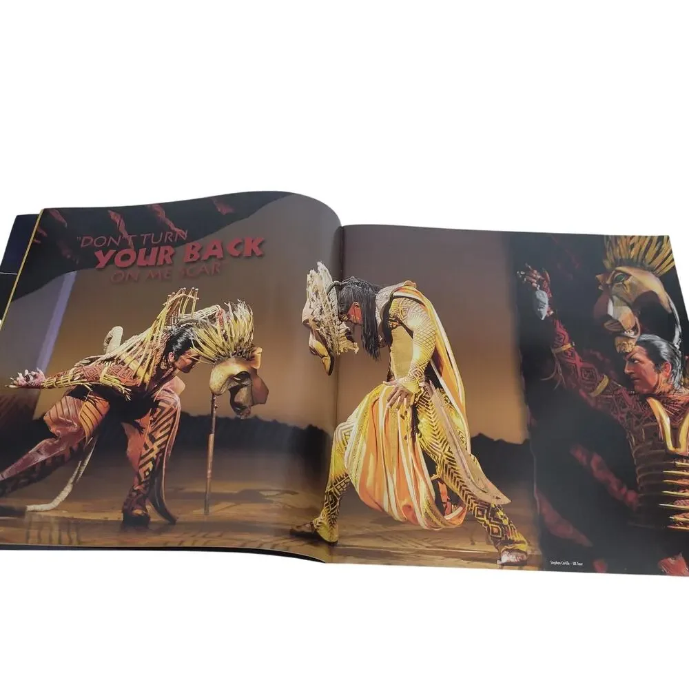 The Lion King Award Winning Souvenir Program Booklet Approx. 12